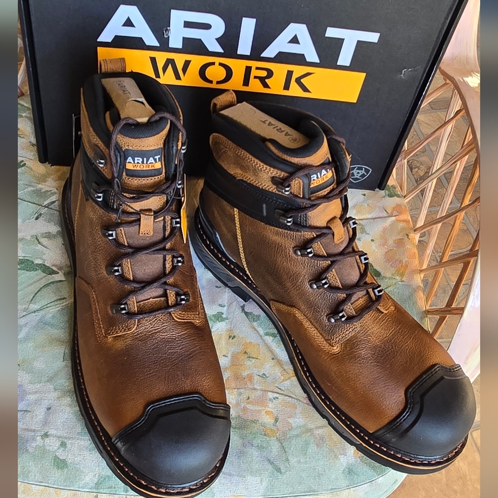 Ariat Men's Brown Work Boots